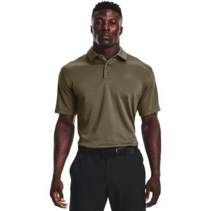 imageUnder Armour Mens Tech Golf PoloTent 362Pitch Gray