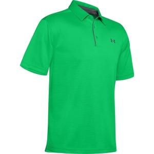 imageUnder Armour Mens Tech Golf PoloVapor Green 300Pitch Gray