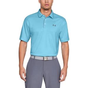 imageUnder Armour Mens Tech Golf PoloVenetian Blue Graphite
