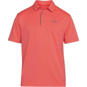 imageUnder Armour Mens Tech Golf PoloVermilion Rhino Gray