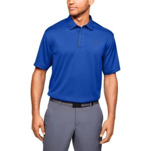 imageUnder Armour Mens Tech Golf PoloVersa Blue 486Pitch Gray