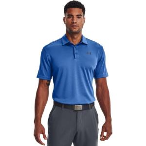 imageUnder Armour Mens Tech Golf PoloVictory Blue 474Pitch Gray