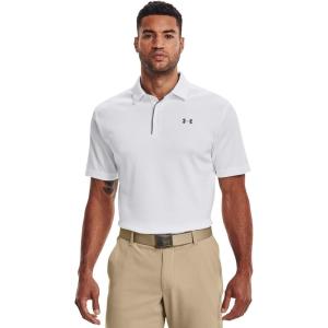imageUnder Armour Mens Tech Golf PoloWhite 100Graphite