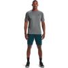 imageUnder Armour Mens Tech 20 VNeck ShortSleeve TShirt012 Pitch Gray Light Heather   Black
