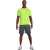 imageUnder Armour Mens Tech 20 VNeck ShortSleeve TShirt369 Lime Surge   Black