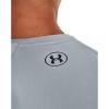 imageUnder Armour Mens Tech 20 VNeck ShortSleeve TShirt465 Harbor Blue   Black