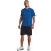 imageUnder Armour Mens Tech 20 VNeck ShortSleeve TShirt471 Blue Mirage   Black