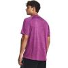 imageUnder Armour Mens Tech 20 VNeck ShortSleeve TShirt573 Mystic Magenta   Black
