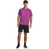 imageUnder Armour Mens Tech 20 VNeck ShortSleeve TShirt573 Mystic Magenta   Black