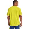 imageUnder Armour Mens Tech 20 VNeck ShortSleeve TShirt799 Starfruit   Black