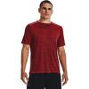 imageUnder Armour Mens Tech 20 VNeck ShortSleeve TShirt810 Bolt Red  Chestnut Red  Black