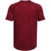 imageUnder Armour Mens Tech 20 VNeck ShortSleeve TShirt810 Bolt Red  Chestnut Red  Black