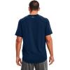 imageUnder Armour Mens Tech 20 VNeck ShortSleeve TShirtAcademy Blue 408Graphite