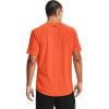 imageUnder Armour Mens Tech 20 VNeck ShortSleeve TShirtBlaze Orange 825Black