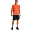 imageUnder Armour Mens Tech 20 VNeck ShortSleeve TShirtBlaze Orange 826Black