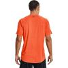 imageUnder Armour Mens Tech 20 VNeck ShortSleeve TShirtBlaze Orange 826Black