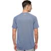 imageUnder Armour Mens Tech 20 VNeck ShortSleeve TShirtBlue Ink 497Mod Gray