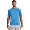 imageUnder Armour Mens Tech 20 VNeck ShortSleeve TShirtBrilliant Blue 787Academy Blue