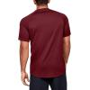 imageUnder Armour Mens Tech 20 VNeck ShortSleeve TShirtCordova 615Black