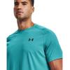 imageUnder Armour Mens Tech 20 VNeck ShortSleeve TShirtCosmos 476Black