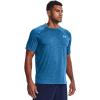 imageUnder Armour Mens Tech 20 VNeck ShortSleeve TShirtCruise Blue 899White