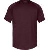 imageUnder Armour Mens Tech 20 VNeck ShortSleeve TShirtDark Maroon 601Graphite