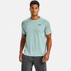 imageUnder Armour Mens Tech 20 VNeck ShortSleeve TShirtEnamel Blue 477Black