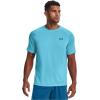 imageUnder Armour Mens Tech 20 VNeck ShortSleeve TShirtFresco Blue 481Acaemy