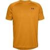 imageUnder Armour Mens Tech 20 VNeck ShortSleeve TShirtGolden Yellow 711Black