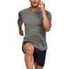 imageUnder Armour Mens Tech 20 VNeck ShortSleeve TShirtGravity Green 388Black