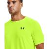 imageUnder Armour Mens Tech 20 VNeck ShortSleeve TShirtHighvis Yellow 731Black