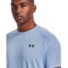 imageUnder Armour Mens Tech 20 VNeck ShortSleeve TShirtIsotope Blue 438Black