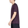 imageUnder Armour Mens Tech 20 VNeck ShortSleeve TShirtKinetic Purple 520Black