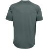 imageUnder Armour Mens Tech 20 VNeck ShortSleeve TShirtLichen Blue 424Black