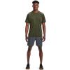 imageUnder Armour Mens Tech 20 VNeck ShortSleeve TShirtMarine Od Green 390White