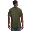 imageUnder Armour Mens Tech 20 VNeck ShortSleeve TShirtMarine Od Green 390White