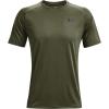 imageUnder Armour Mens Tech 20 VNeck ShortSleeve TShirtMarine Od Green 390White