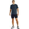 imageUnder Armour Mens Tech 20 VNeck ShortSleeve TShirtMechanic Blue 467Black