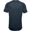 imageUnder Armour Mens Tech 20 VNeck ShortSleeve TShirtMechanic Blue 467Black