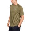 imageUnder Armour Mens Tech 20 VNeck ShortSleeve TShirtOutpost Green 331White