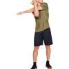 imageUnder Armour Mens Tech 20 VNeck ShortSleeve TShirtOutpost Green 331White