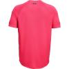 imageUnder Armour Mens Tech 20 VNeck ShortSleeve TShirtPink Shock 684Black