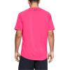 imageUnder Armour Mens Tech 20 VNeck ShortSleeve TShirtPink Surge 687Black
