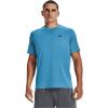 imageUnder Armour Mens Tech 20 VNeck ShortSleeve TShirtRadar Blue 422Black