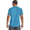 imageUnder Armour Mens Tech 20 VNeck ShortSleeve TShirtRadar Blue 422Black