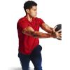 imageUnder Armour Mens Tech 20 VNeck ShortSleeve TShirtRed 600Black