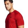imageUnder Armour Mens Tech 20 VNeck ShortSleeve TShirtRed 600Black