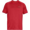 imageUnder Armour Mens Tech 20 VNeck ShortSleeve TShirtRed 600Graphite