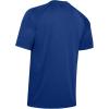 imageUnder Armour Mens Tech 20 VNeck ShortSleeve TShirtRoyal  Black