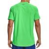 imageUnder Armour Mens Tech 20 VNeck ShortSleeve TShirtStadium Green 341Black